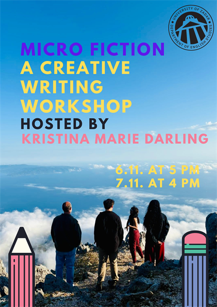 Micro Fiction: A Creative Writing Workshop – poziv za prijavu na radionicu kreativnog pisanja